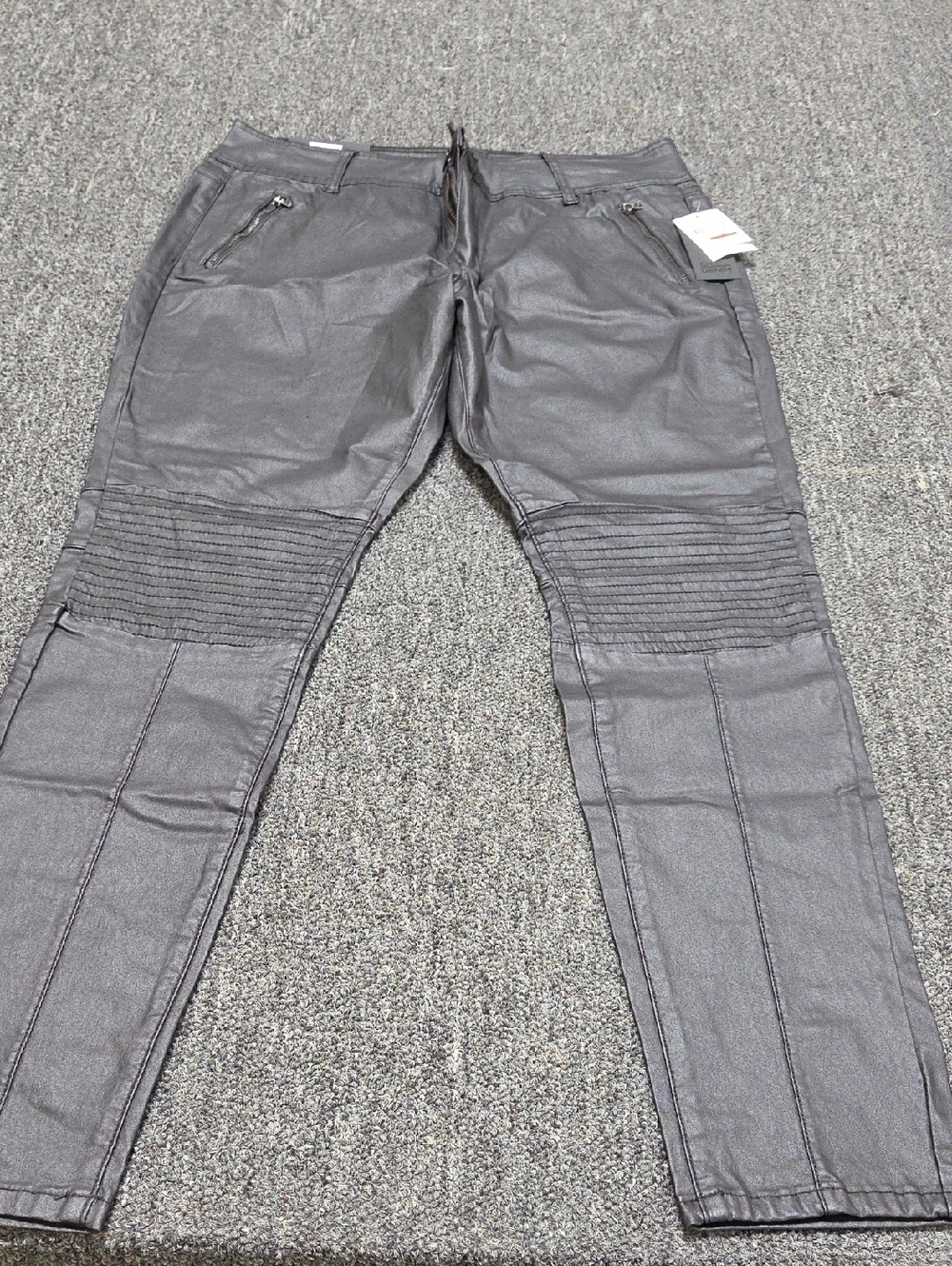 (#1) Chic Denim High Rise Skinny in Dark Gray